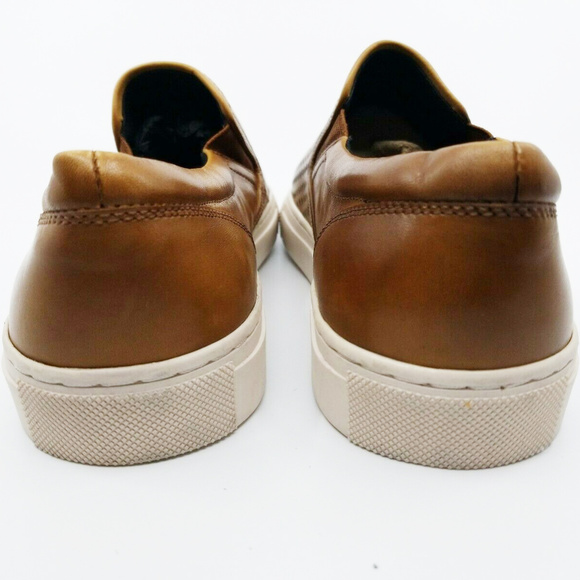 Banana Republic Men Trent Laser Cut Cognac Slip On - Picture 7 of 8